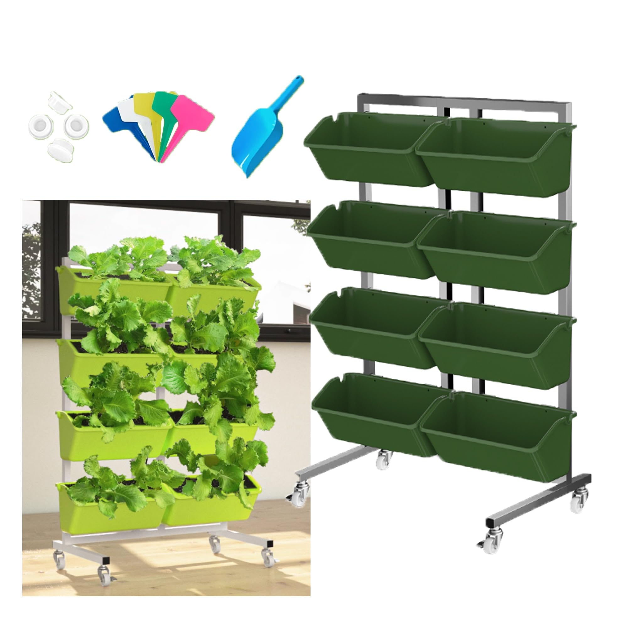 Amazon.co.jp: ベランダ植木鉢 屋外垂直ガーデンベッド、吊り下げ